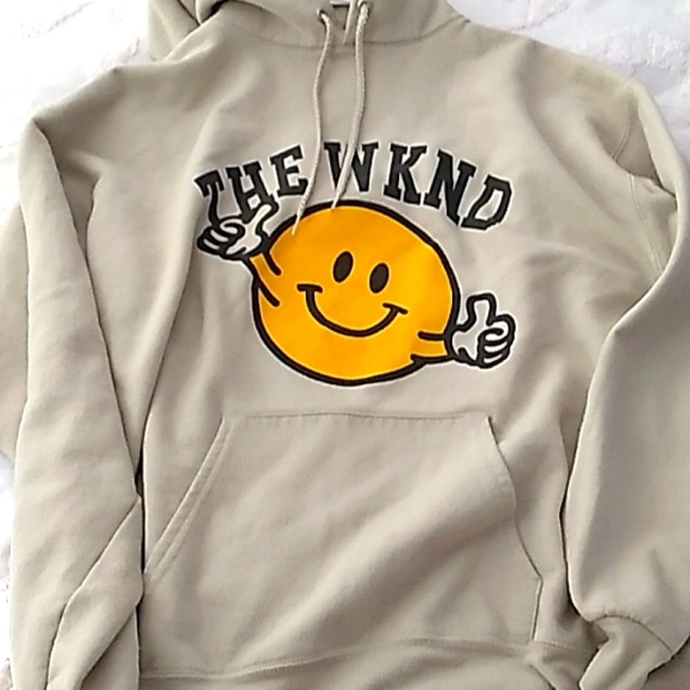 beige hoodie